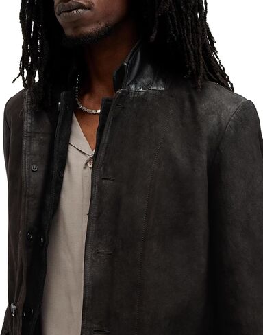 Men's Survey Leather Blazer in Saudi Arabia