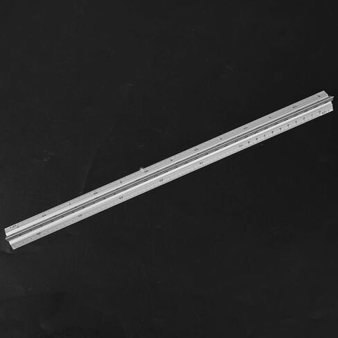 Keenso High Precision Triangular Scale Ruler, Lightweight and Convenient for and Carpenters, 30cm in Saudi Arabia