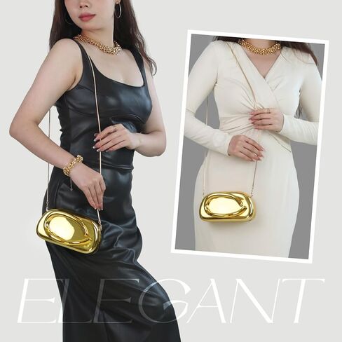 محفظة مخلب الأكريليك للنساء ، فريدة من نوعها المعدنية المعدنية مقبض حقيبة مسائية لحفل حفل زفاف رسمي in Kuwait