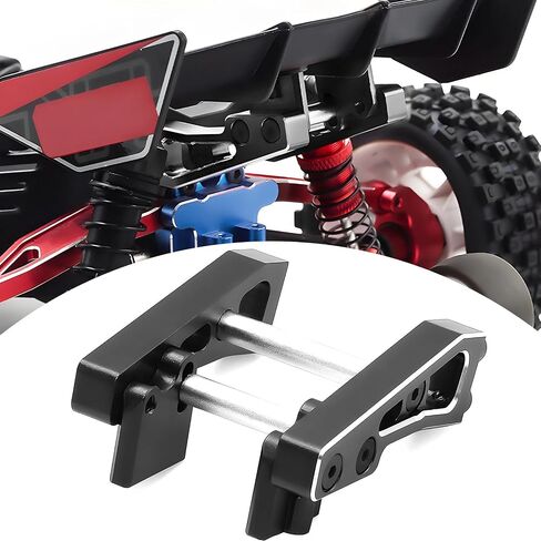 حامل جناح قابل للتعديل من سبائك الألومنيوم 1/14 Typhon لـ ARRMA 1/14 Typhon GROM 223S، جزء ترقية بآلة CNC دقيقة، ثبات معزز للسباقات عالية السرعة والطرق الوعرة باللون الأزرق in Kuwait