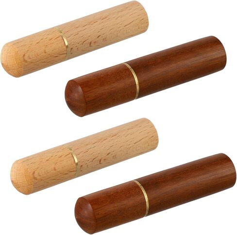 4 قطع صندوق خياطة خشبي محمول، حامل صندوق خشبي متعدد الاستخدامات للإبر، أداة حياكة يدوية لإبرة التطريز والتخزين، مسواك وتخزين الخرز in Kuwait