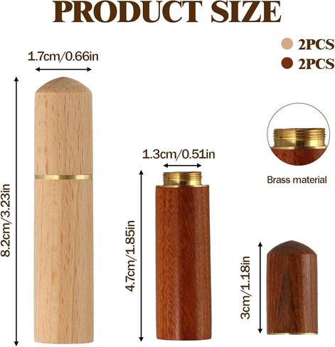 4 قطع صندوق خياطة خشبي محمول، حامل صندوق خشبي متعدد الاستخدامات للإبر، أداة حياكة يدوية لإبرة التطريز والتخزين، مسواك وتخزين الخرز in Kuwait