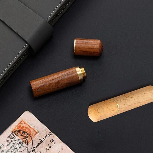 4 قطع صندوق خياطة خشبي محمول، حامل صندوق خشبي متعدد الاستخدامات للإبر، أداة حياكة يدوية لإبرة التطريز والتخزين، مسواك وتخزين الخرز in Kuwait