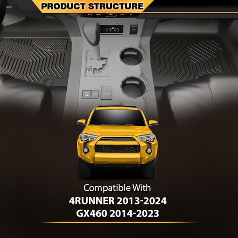 G-PLUS,Cargo Liners Compatible with Honda Accord Sedans 2013-2017, Floor Liners 1st & 2nd Row, Truck Mats All Weather Full Cover Protection in Saudi Arabia