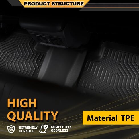 G-PLUS,Cargo Liners Compatible with Honda Accord Sedans 2013-2017, Floor Liners 1st & 2nd Row, Truck Mats All Weather Full Cover Protection in Saudi Arabia