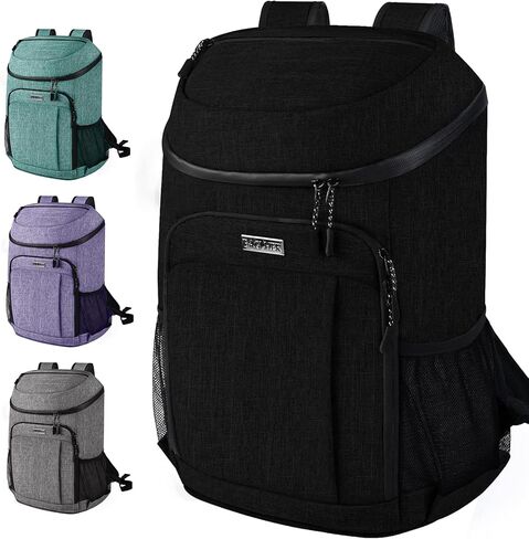 BAGLHER Lightweight Insulated Cooler Backpack - 30 Cans, Leak-Proof for Lunch, Picnic, Hiking, Camping Trips in Kuwait