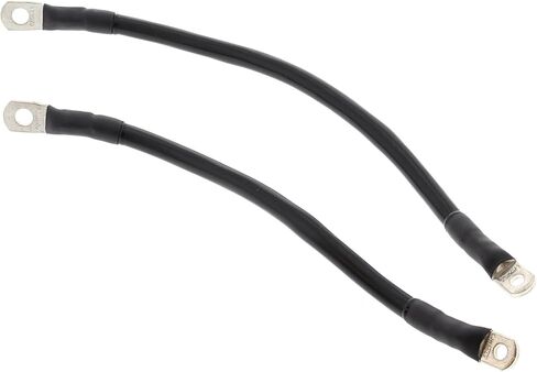 All Balls Racing 79-3002-1 Black Battery Cable Kit Compatible with/Replacement For Harley FLST Heritage Softail 2008, FLSTB Softail Night Train 2000, FLSTC Heritage Classic 1993-1996 in Saudi Arabia
