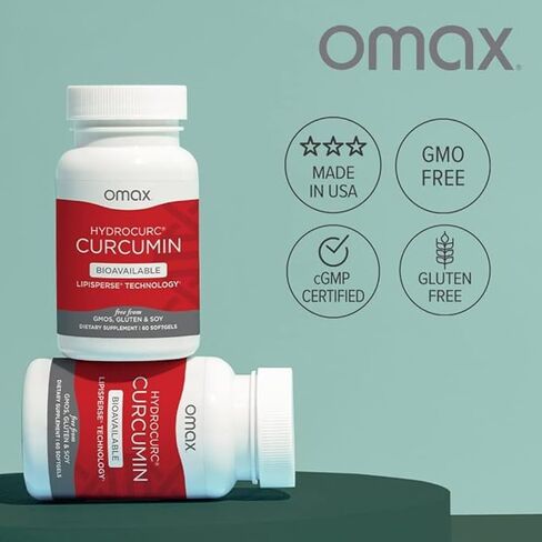 3 Pack HydroCurc Turmeric Curcumin Softgels, Highly Bioavailable MCT Oil Nanoparticle for Potency & Absorption, Joint Health, 180 Softgels in Saudi Arabia