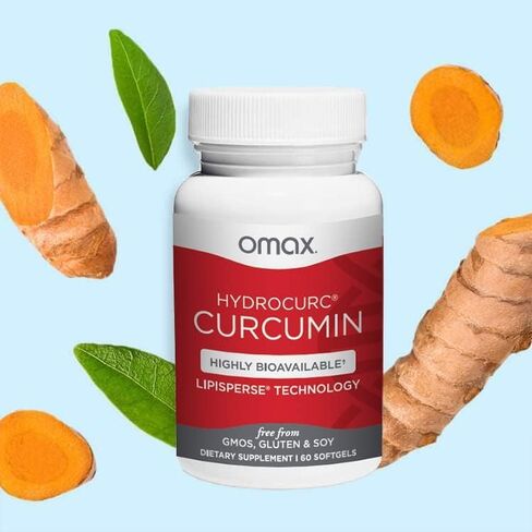 3 Pack HydroCurc Turmeric Curcumin Softgels, Highly Bioavailable MCT Oil Nanoparticle for Potency & Absorption, Joint Health, 180 Softgels in Saudi Arabia