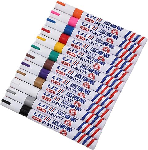 Portable Automotive Touch Paint Pen For Tires Permanent Oil Based Wheel Scratch Repair Pen Car Enthusiasts Repair Marker in Saudi Arabia