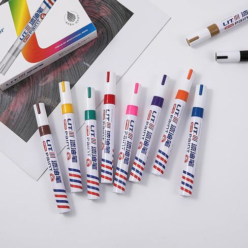 Portable Automotive Touch Paint Pen For Tires Permanent Oil Based Wheel Scratch Repair Pen Car Enthusiasts Repair Marker in Saudi Arabia