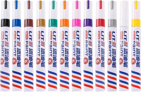 Portable Automotive Touch Paint Pen For Tires Permanent Oil Based Wheel Scratch Repair Pen Car Enthusiasts Repair Marker in Saudi Arabia