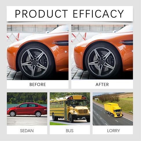 ZJchao 6 Pcs Tire Marker Pens, Long Lasting White Tire Paint Pens for Precise Detailing and Lettering, with Strong Adhesion and Smooth Writing, for Car Tires and Outdoor Use in Saudi Arabia