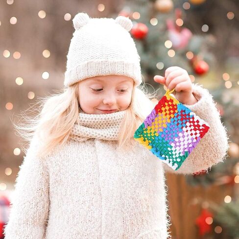 REENLIV Upgraded Weaving Loom Kit Toys for Kids & Adults, DIY Arts & Crafts, Easy Potholder Loom Knitting Activity for Beginners, Ideal Gifts for Girls Ages 5 6 7 8-12 13 Years Old, 252 Craft Loops in Saudi Arabia