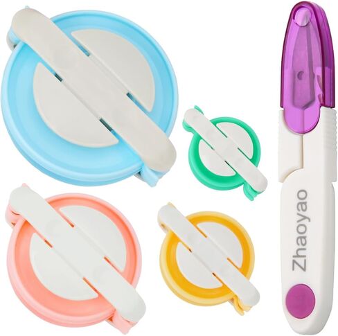 مجموعة أدوات صانع بوم بومس 4 مقاسات من Zhaoyao Pompom Makers DIY من أجل مشروع حياكة غزل الصوف DIY مع مقص القاطع (مع الملحقات (10+10) in Kuwait