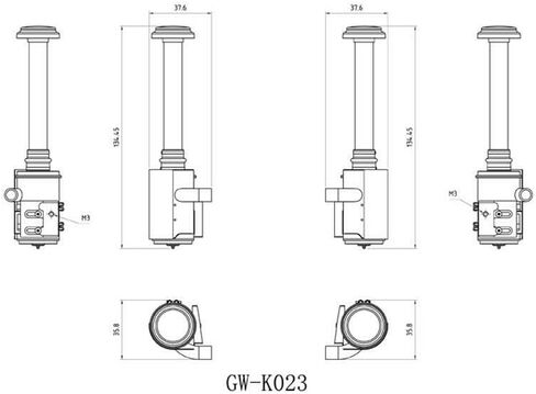 LESU Metal Air Filter 1 Pair 1/14 RC Tractor Truck DIY Model Accessories in Saudi Arabia