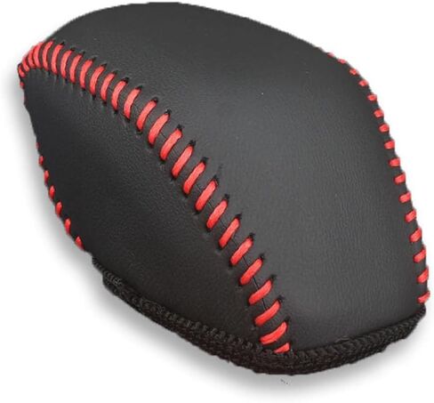 Leather Gear Shift Knob Cover Compatible with RAV4 2019-2025 Highlander 2020-2024 Car Protect Accessories (Black) in Saudi Arabia