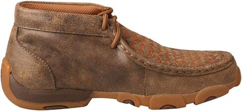 Twisted X Kids Chukka Driving Moc, Bomber & Tan, 3.5 M in Saudi Arabia