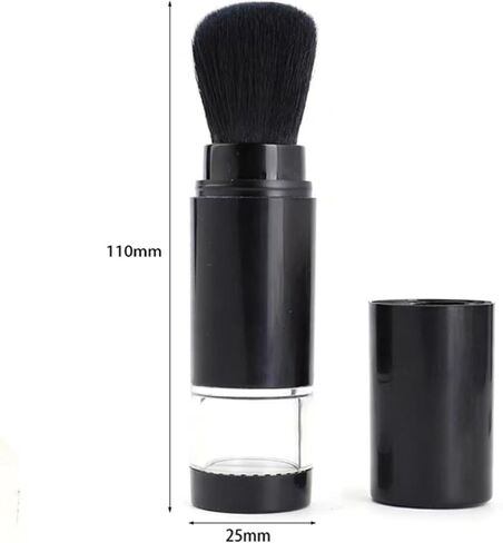 Embossing Powder Brush Retractable Applicator Tool with Cap Craft Painting Glitters Powder Brush Soft Bristles Handle Tool for DIY Scrapbooking Paper Cards Making DIY Craft Projects Supplies in Saudi Arabia