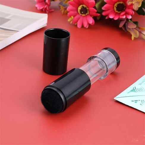 Embossing Powder Brush Retractable Applicator Tool with Cap Craft Painting Glitters Powder Brush Soft Bristles Handle Tool for DIY Scrapbooking Paper Cards Making DIY Craft Projects Supplies in Saudi Arabia