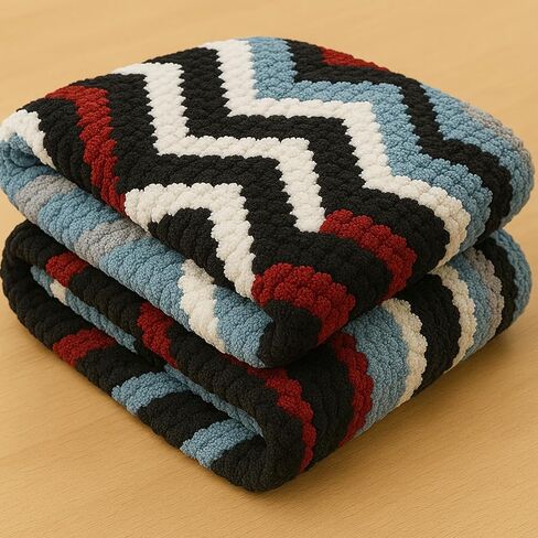 Chunky Yarn for DIY Crocheting, Blanket Thick Chenille for Hand Knitting 0.55 LB in Saudi Arabia