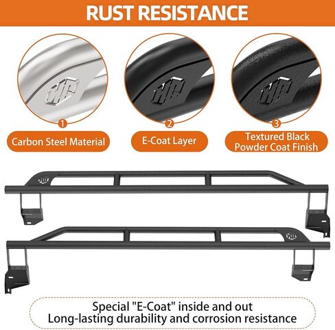 Hooke Road Outback Rock Sliders Tube Rocker Guard for 2015-2019 Subaru Outback, Offroad Protection Tubular Side Door Armor Rails Running Board Nerf Bars in Saudi Arabia