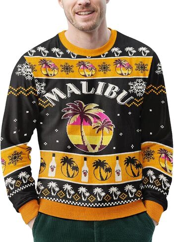 Ugly Christmas Sweater, Holiday Crewneck Cardigan for Women Men, Long Sleeve Knit Pullover Gifts for Christmas in Saudi Arabia