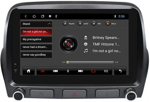 ستيريو سيارة Android 14 لسيارة شيفروليه كامارو 2010-2016 9 بوصة شاشة IPS وراديو ملاحة GPS مع Carplay Android Auto Bluetooth SWC DSP RDS 4G WiFi(8+128GB) in Kuwait