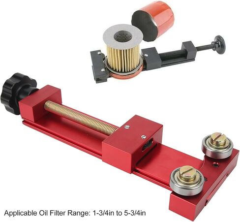 Oil Filter Cutter 66490 – Zinc Alloy Tool for 1‑3 4in to 5‑3 4in Filters, Replaces OE 66490, Red (Red) in Saudi Arabia