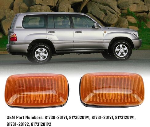 Fydun LED Side Marker Lights Cover Amber ABS Material for Various of Vehicles in Saudi Arabia