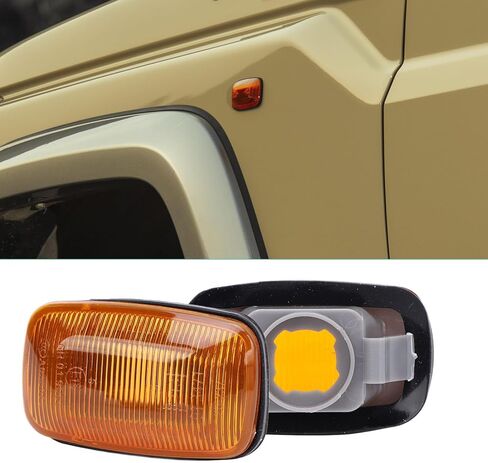 Fydun LED Side Marker Lights Cover Amber ABS Material for Various of Vehicles in Saudi Arabia