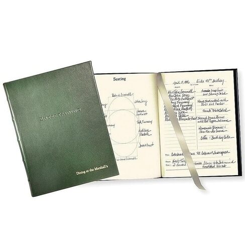 Entertaining Book - Graphic Image Leather Bound Book Green - Fine Collectible Edition - Made in USA in Saudi Arabia