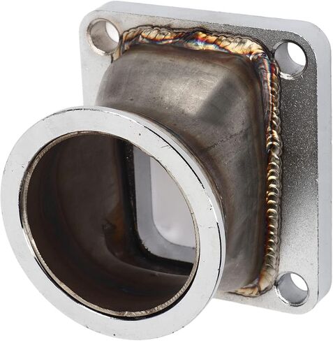 25in. V Band Flange Adapter, Stainless Steel Flange, T4 V Band Adapter, Rustproof Lasting V Band to T4 Flange for All Cars and Trucks in Saudi Arabia