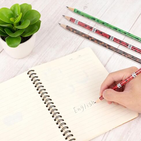 18pcs Pixel Pencils, Pixel-Themed Party Favors Wooden Pencils with Erasers for Classroom Supplies Birthday Goodie Bags Student School Prizes in Saudi Arabia