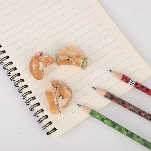 18pcs Pixel Pencils, Pixel-Themed Party Favors Wooden Pencils with Erasers for Classroom Supplies Birthday Goodie Bags Student School Prizes in Saudi Arabia
