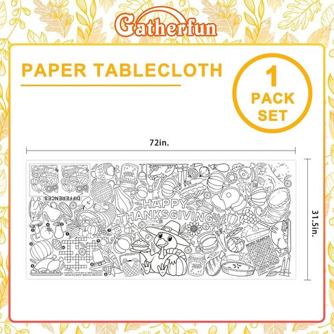 Gatherfun Merry Christmas Decorations - Versatile 31.5 x 72 Inches Activity Poster, Christmas Party Coloring Banner/Santa & Snowman Table Cover for School Parties and Special Events in Saudi Arabia