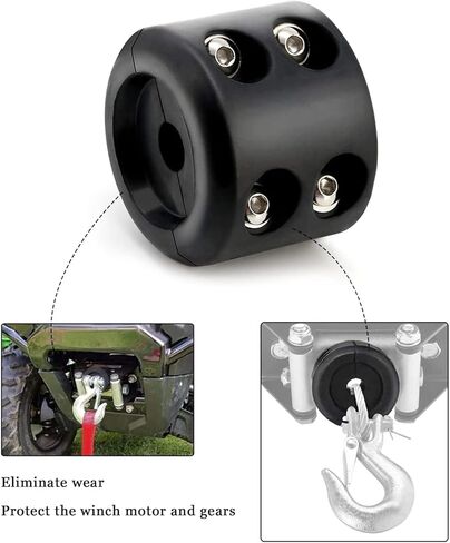 Stopper,Winch Cable Hook Stopper for SUV Off-Road Cable Hook Stopper Line Saver Winch Mount Rope Cable Protector in Saudi Arabia