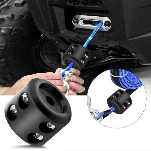Stopper,Winch Cable Hook Stopper for SUV Off-Road Cable Hook Stopper Line Saver Winch Mount Rope Cable Protector in Saudi Arabia