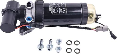 مضخة وفلتر 12 فولت مع مجموعة مستشعر RE541922 RE541921 RE529641 متوافقة مع John Deere 120D 130G 130GLC 160DLC 160GLC 180GLC 200DLC 200G 210G 210GLC 2144G Excavator 3029 4045 6068 6090 المحرك in Kuwait
