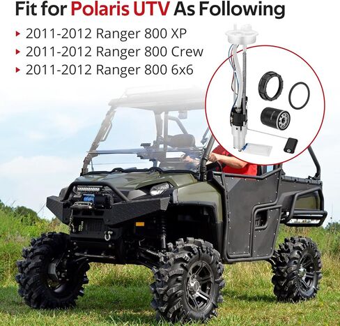 JAVIK مجموعة مضخة الوقود وفلتر الزيت لطاقم بولاريس رينجر 800 XP 6X6 2011-2012 O.E.M #2521198 2204402 47-1012 in Saudi Arabia
