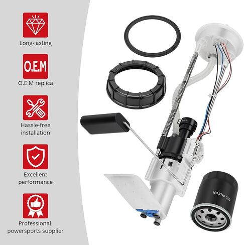JAVIK مجموعة مضخة الوقود وفلتر الزيت لطاقم بولاريس رينجر 800 XP 6X6 2011-2012 O.E.M #2521198 2204402 47-1012 in Saudi Arabia