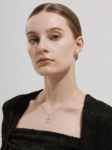 JUSTKIDSTOY Dog/Cat Urn Necklace for Ashes S925 Sterling Silver Heart Cremation Jewelry Keepsake Memorial for Women in Saudi Arabia