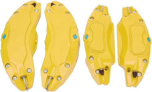 4Pcs 19in 20in Aluminium Alloy Wheel Hub Caliper Covers, Disc Brake Caliper Guard Protector Cover Replacement, Specifically Designed for (Red) in Saudi Arabia