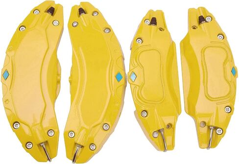 4Pcs 19in 20in Aluminium Alloy Wheel Hub Caliper Covers, Disc Brake Caliper Guard Protector Cover Replacement, Specifically Designed for (Red) in Saudi Arabia