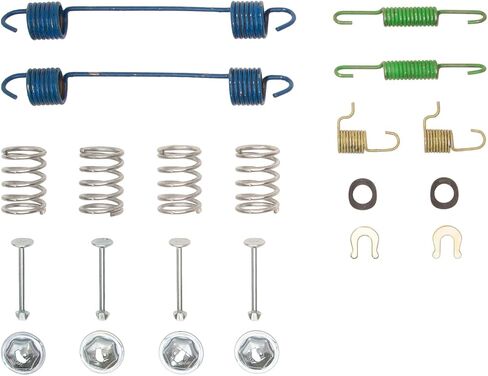 Dynamic Friction Company Rear Drum Brake Hardware Kit 370-67003| Fits 1983-1990 Nissan Pulsar, Sentra in Saudi Arabia