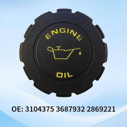 غطاء حشو زيت المحرك مناسب لمحرك Cummins ISX SX15 ISZ13 QSX15، مناسب لـ International ProStar، مناسب لـ Kenworth T680، مناسب لـ Peterbilt، استبدل 3104375 3687932 2869221 in Kuwait