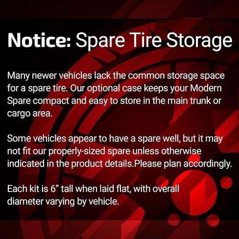 Modern Spare - Complete Compact Spare Tire Kit Fits 2019-2025 BMW X5 (G05) All except Model With M-Sport or M-Performance Brakes in Saudi Arabia