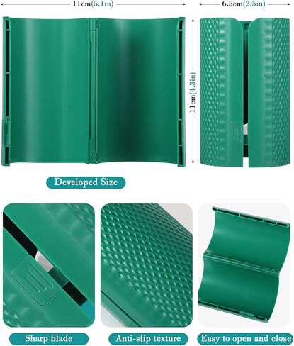 Wrapping Paper Cutter with Replaceable Blades – Gift Wrap Roll Sliding Cutter Tool, Open/Closed Modes, Safe & Easy Trimmer for Christmas, Birthday & Holiday Wrapping in Saudi Arabia