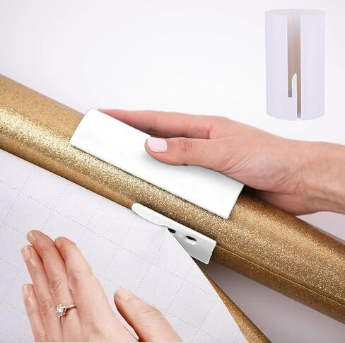 WrappingPaperCutter Cylinder Paper Cutter Paper Cutter for Packaging，White in Saudi Arabia