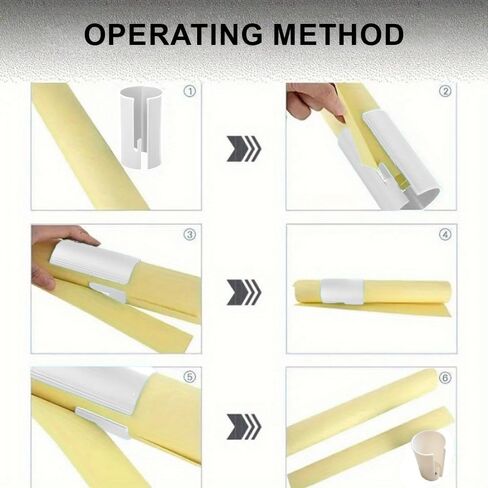 WrappingPaperCutter Cylinder Paper Cutter Paper Cutter for Packaging，White in Saudi Arabia